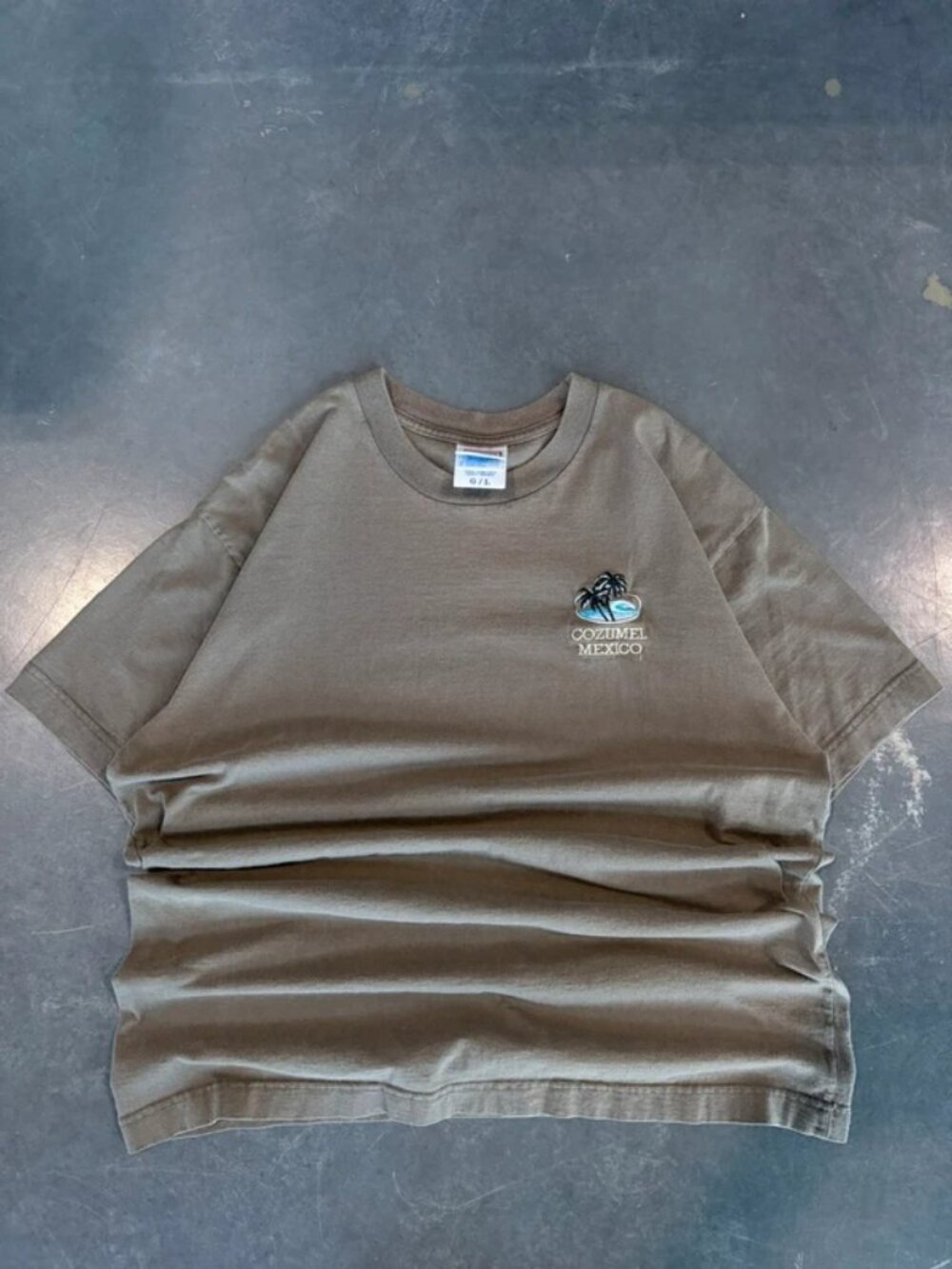 Vintage Conzumel Embroidered Chest Crest Graphic Tee